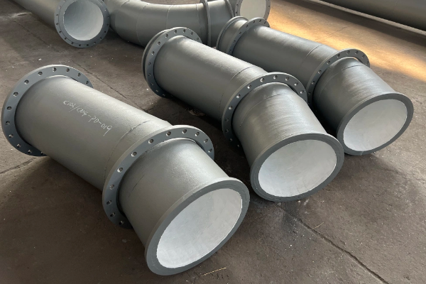 除塵陶瓷貼片耐磨彎頭