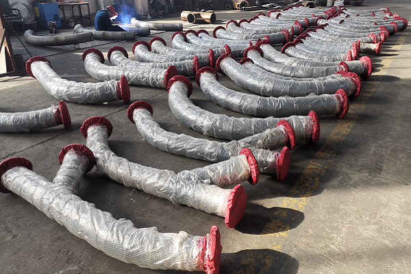 耐溫900℃化工冶煉下料口耐磨管