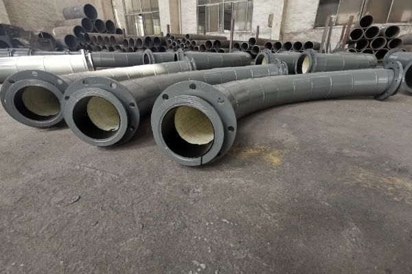 輸送石灰漿液管道內襯陶瓷管